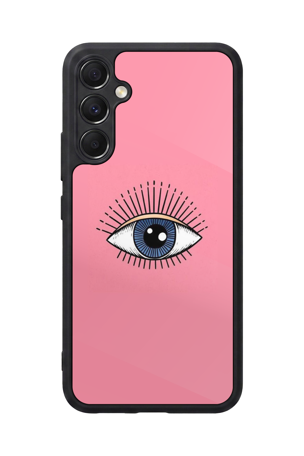 Samsung Galaxy A34 Uyumlu Göz Tasarımlı Glossy Premium Kılıf
