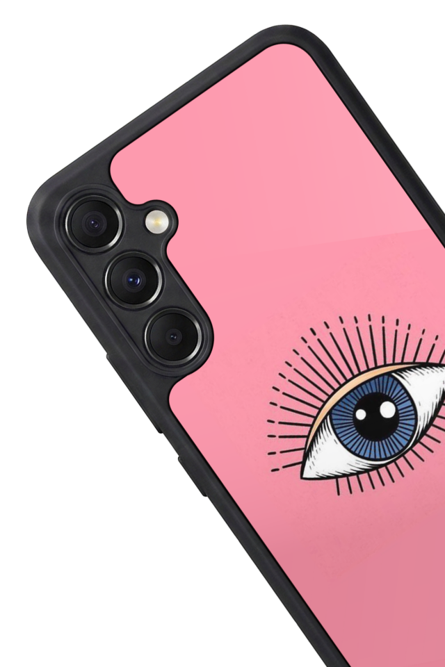 Samsung Galaxy A34 Uyumlu Göz Tasarımlı Glossy Premium Kılıf