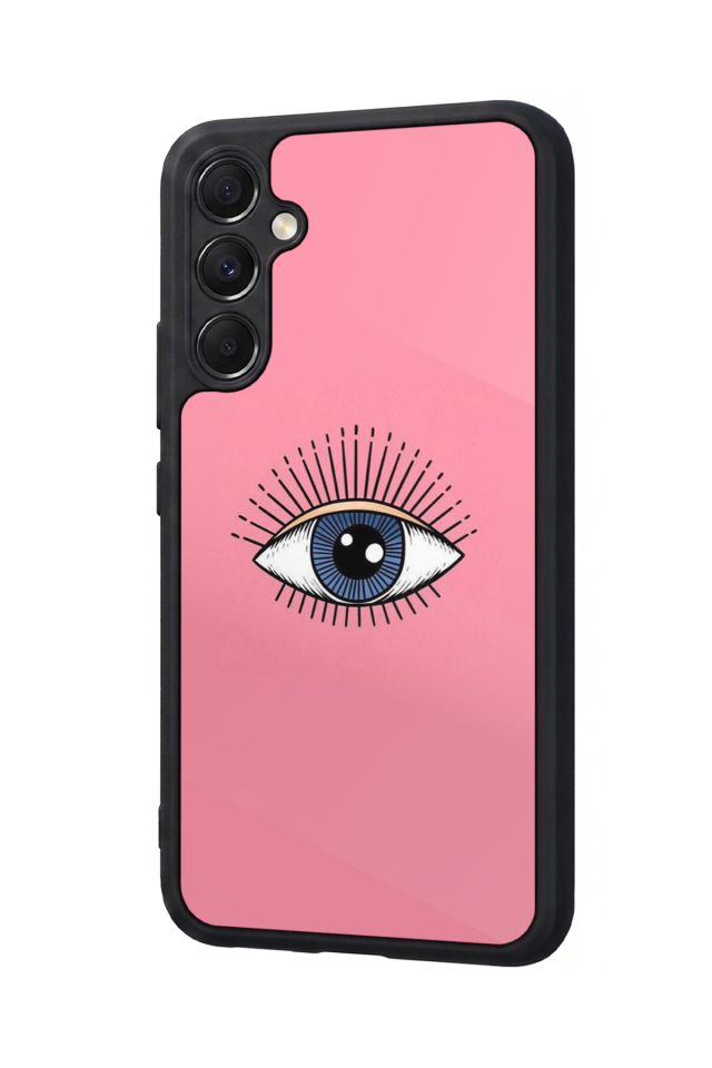 Samsung Galaxy A34 Uyumlu Göz Tasarımlı Glossy Premium Kılıf