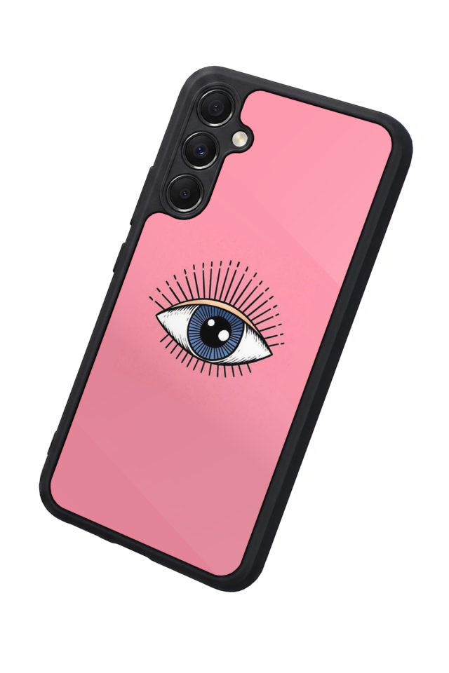 Samsung Galaxy A34 Uyumlu Göz Tasarımlı Glossy Premium Kılıf