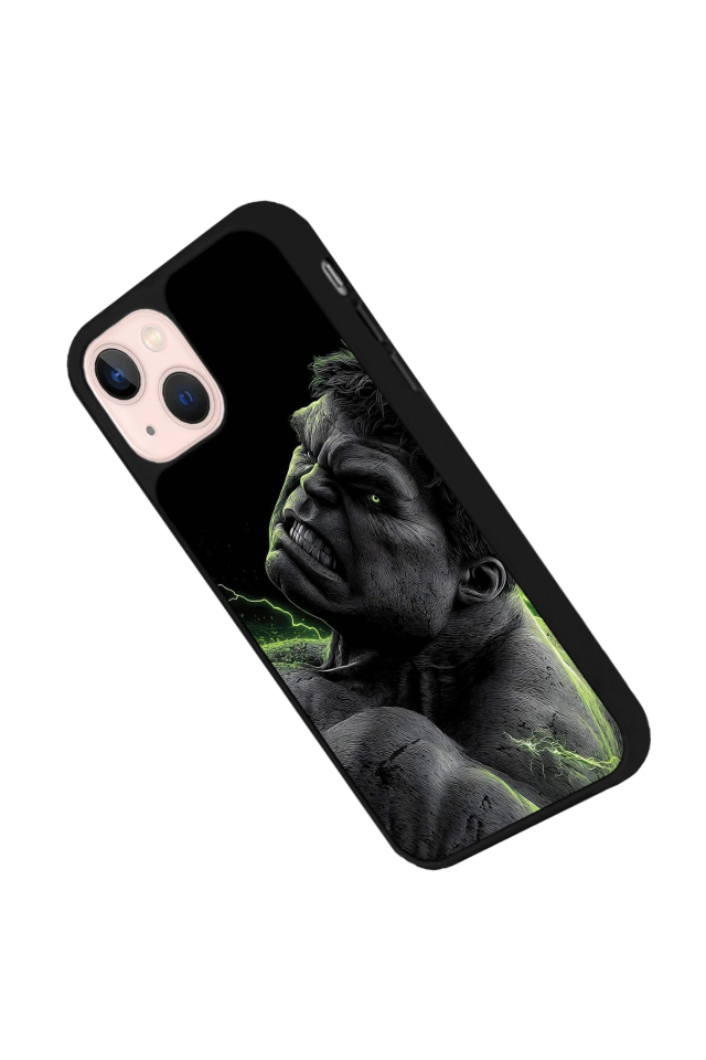 iPhone 13 Mini Uyumlu Hulk Tasarımlı Glossy Premium Kılıf