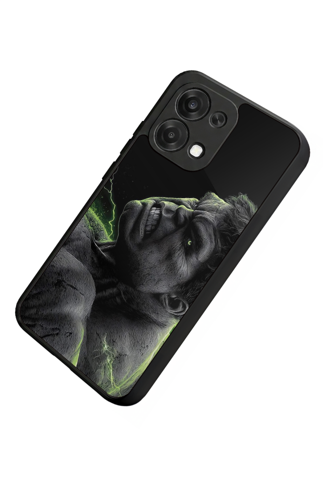 Oppo A6 Pro Uyumlu Hulk Tasarımlı Glossy Premium Kılıf