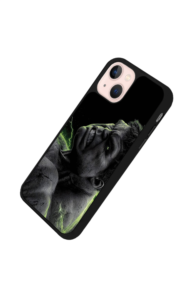 iPhone 13 Mini Uyumlu Hulk Tasarımlı Glossy Premium Kılıf