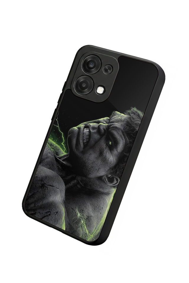 Oppo A6 Pro Uyumlu Hulk Tasarımlı Glossy Premium Kılıf
