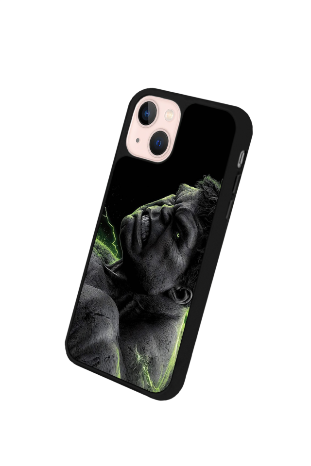 iPhone 13 Mini Uyumlu Hulk Tasarımlı Glossy Premium Kılıf
