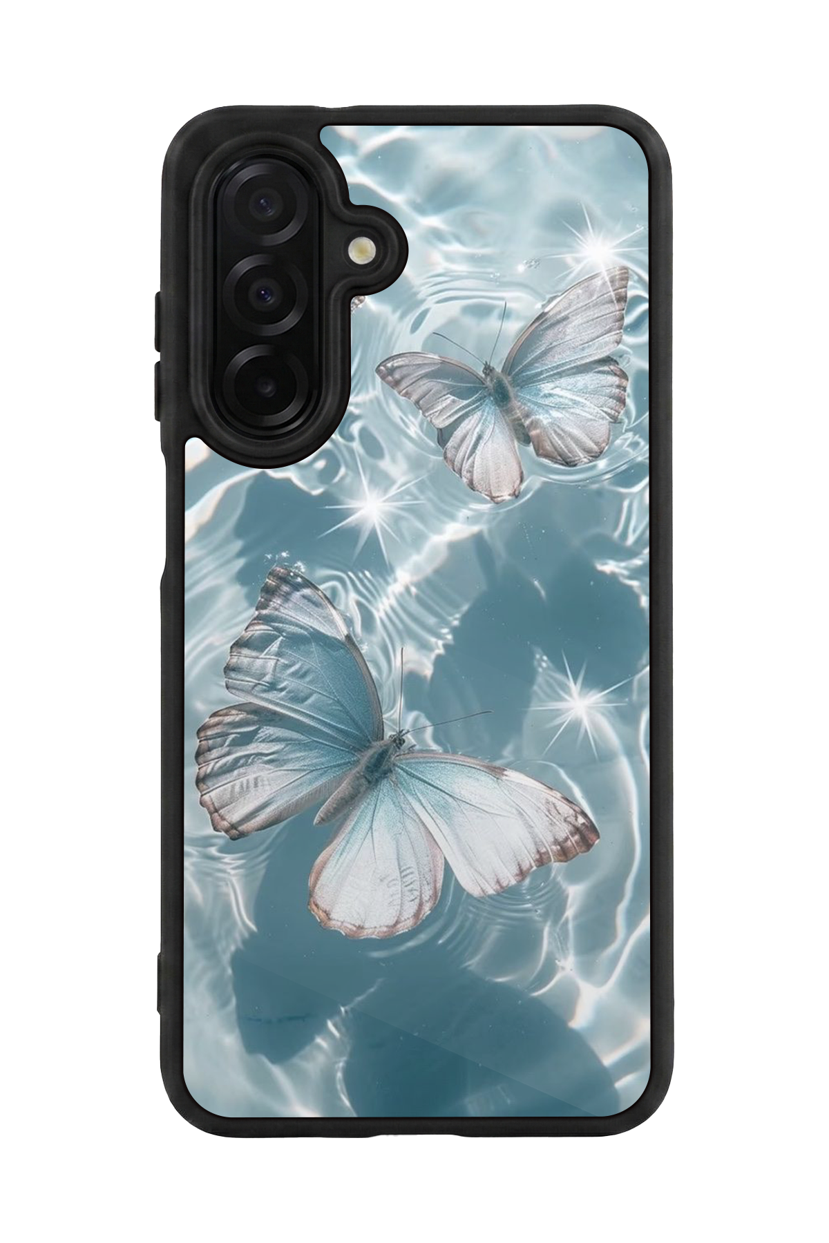 Samsung Galaxy A56 Uyumlu Kelebek Tasarımlı Glossy Premium Kılıf