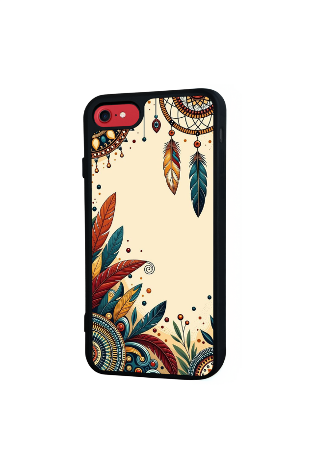 iPhone 7 Uyumlu Mandala Tasarımlı Glossy Premium Kılıf