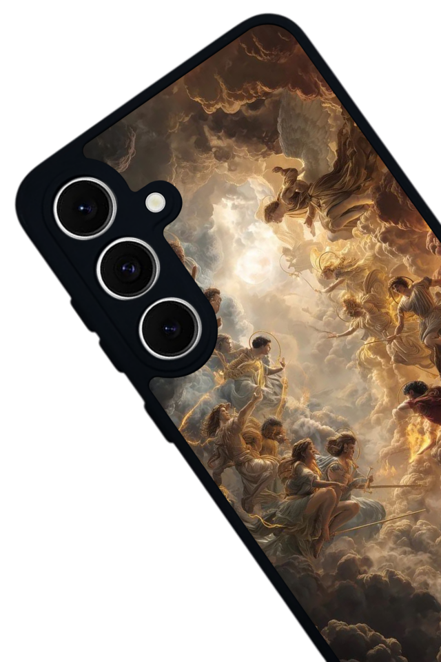 Samsung Galaxy S24 FE Uyumlu Melek Tasarımlı Glossy Premium Kılıf