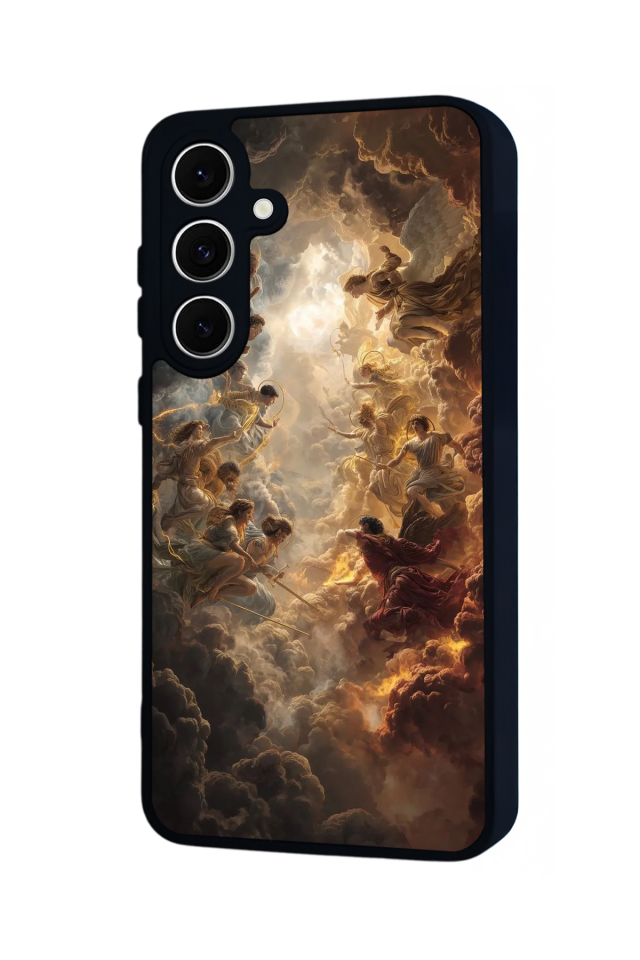 Samsung Galaxy S24 FE Uyumlu Melek Tasarımlı Glossy Premium Kılıf