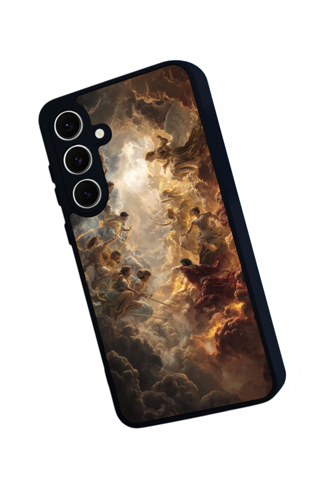 Samsung Galaxy S24 FE Uyumlu Melek Tasarımlı Glossy Premium Kılıf