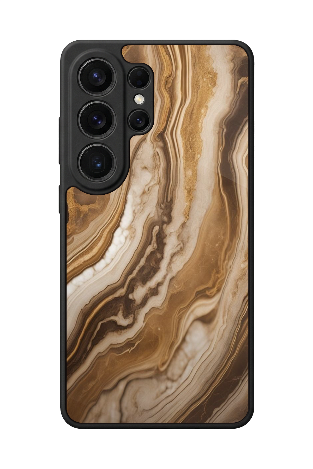 Samsung Galaxy S26 Ultra Uyumlu Mermer Marble Tasarımlı Glossy Premium Kılıf