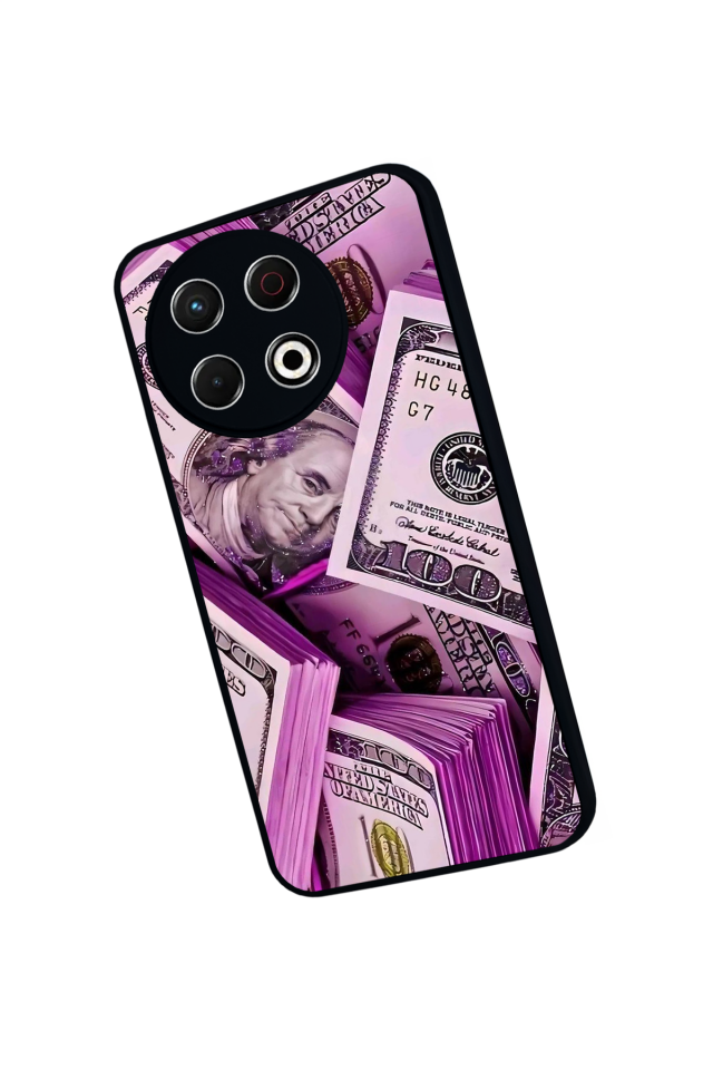 Tecno Spark 30 Pro Uyumlu Money Para Tasarımlı Glossy Premium Kılıf