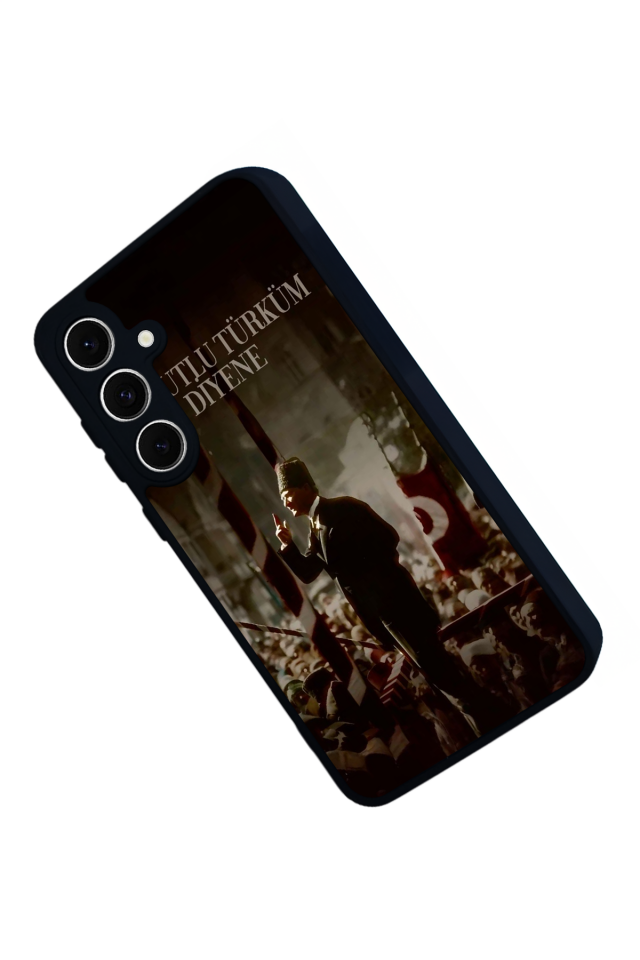 Samsung Galaxy A16 Uyumlu Mustafa Kemal Ataturk Tasarımlı Glossy Premium Kılıf