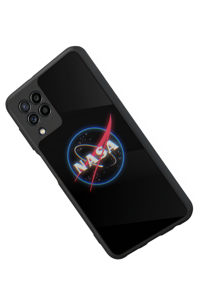 Samsung Galaxy M32 Uyumlu Nasa Tasarımlı Glossy Premium Kılıf