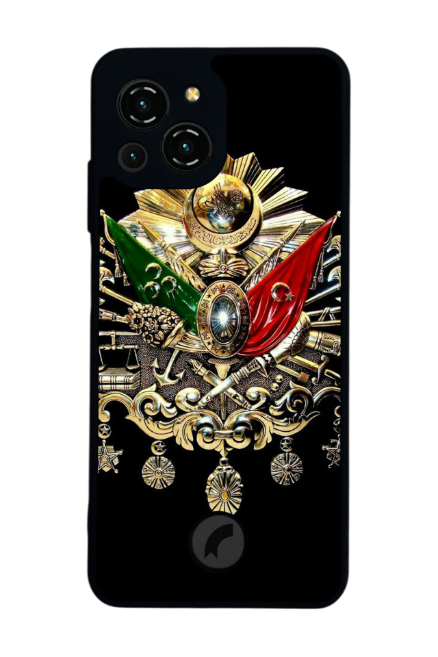 Reeder S23 Pro Max Uyumlu OsmanliTugrasi Tasarımlı Glossy Premium Kılıf