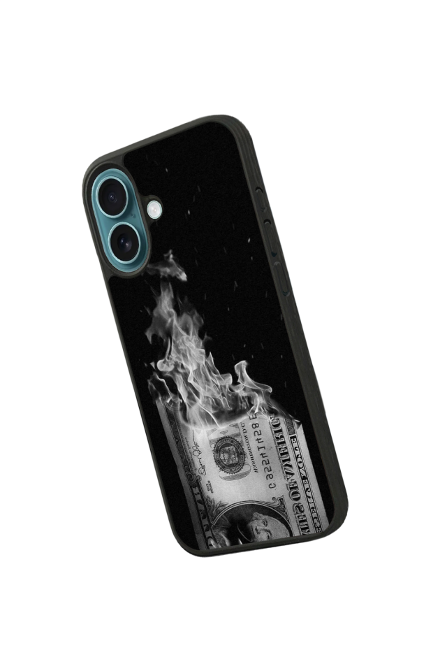 iPhone 16 Plus Uyumlu Para Tasarımlı Glossy Premium Kılıf