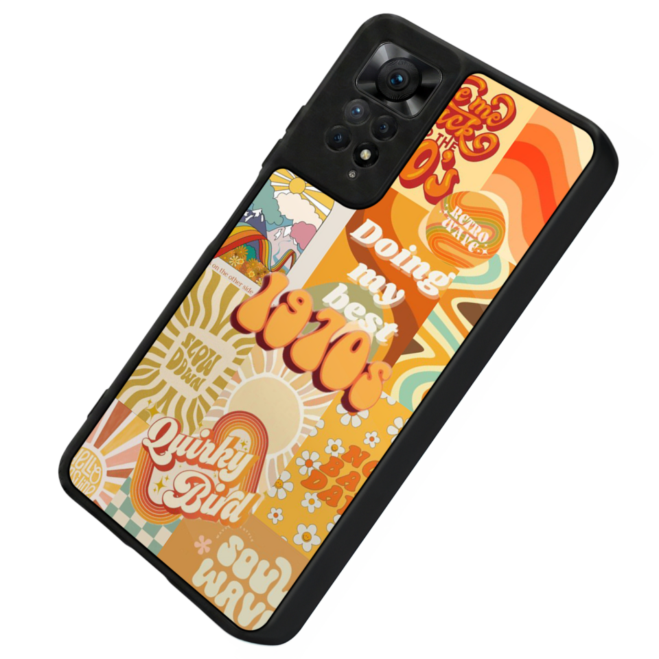 Xiaomi Redmi Note 12 Pro Uyumlu Poster Tasarımlı Glossy Premium Kılıf