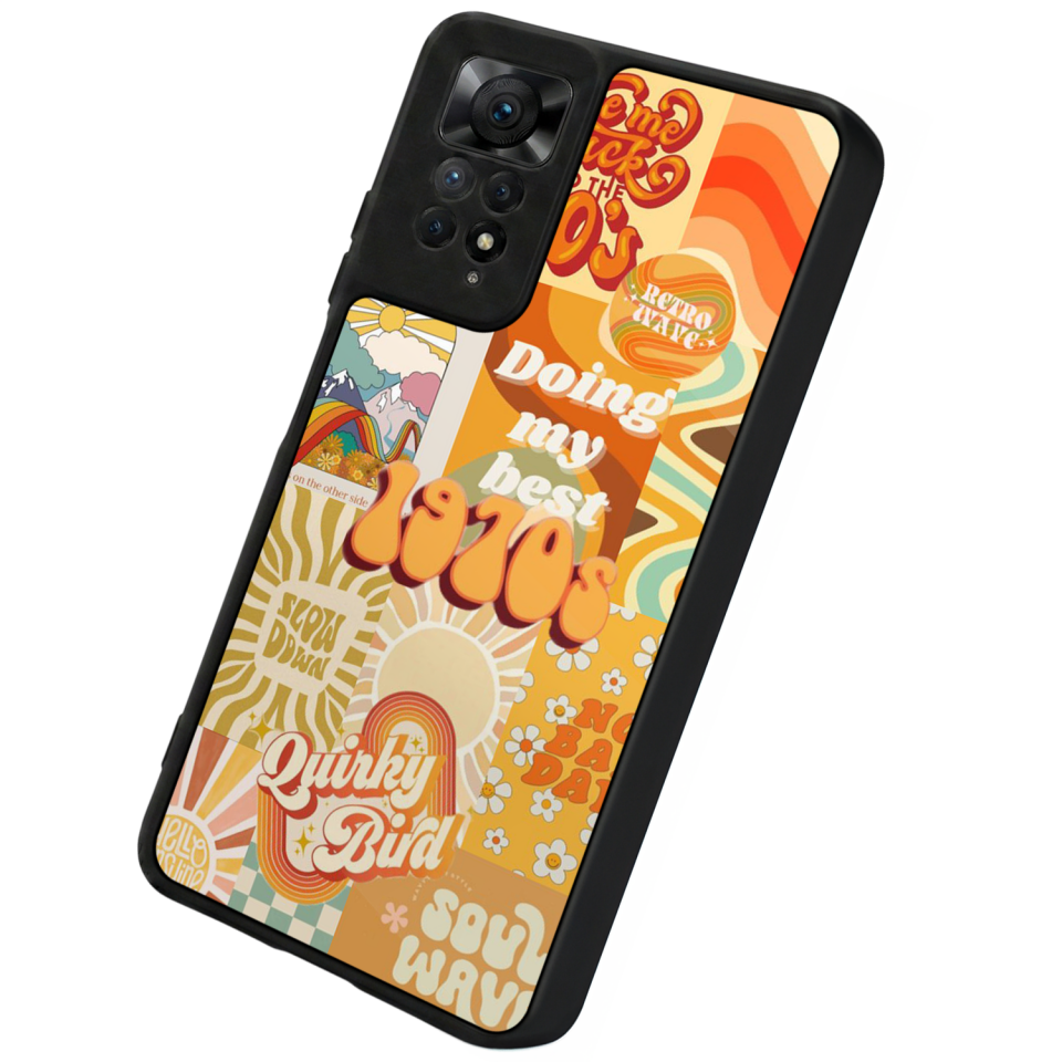 Xiaomi Redmi Note 12 Pro Uyumlu Poster Tasarımlı Glossy Premium Kılıf