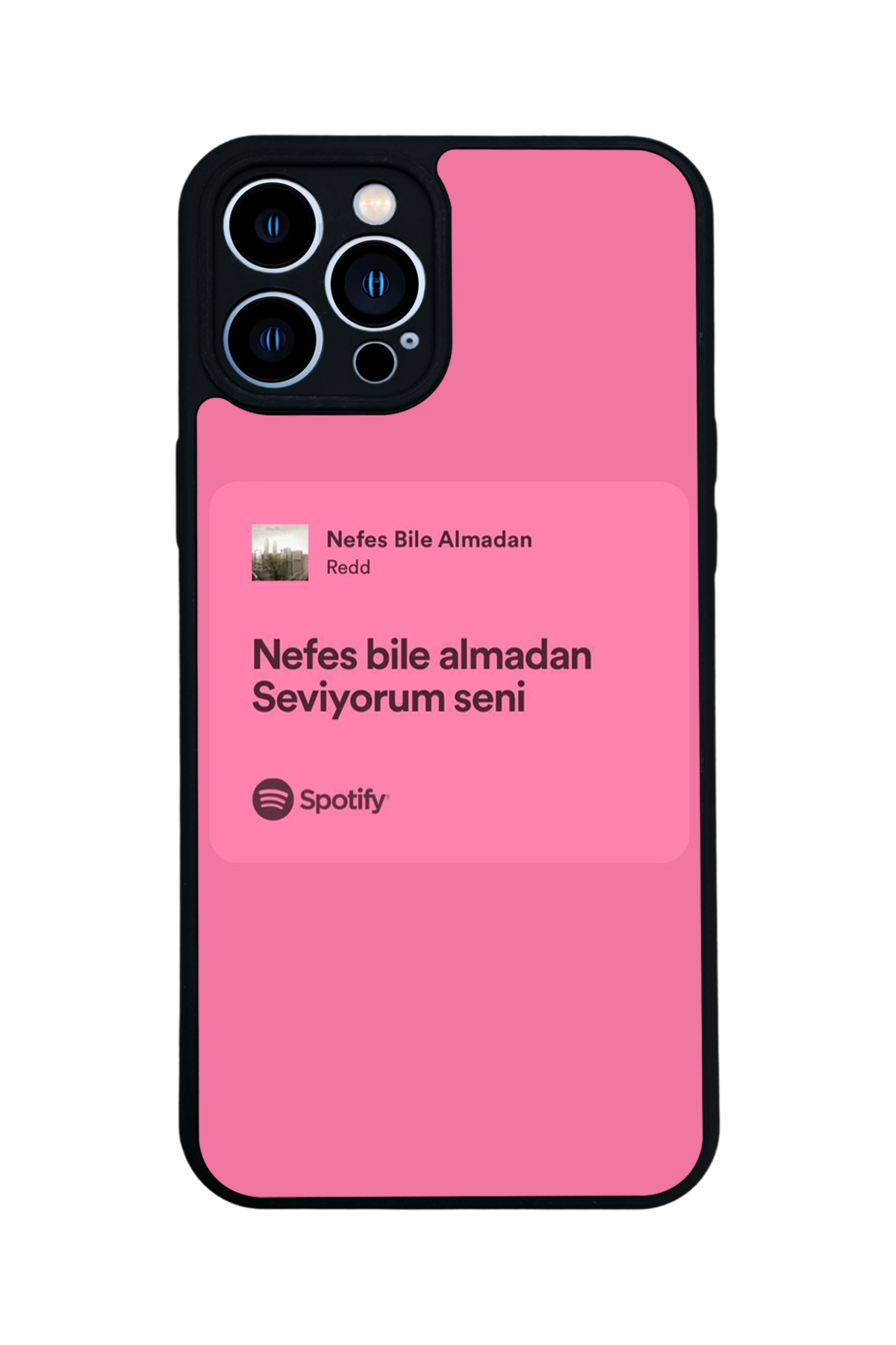 iPhone 12 Pro Max Uyumlu Sarki Sozleri Tasarımlı Glossy Premium Kılıf