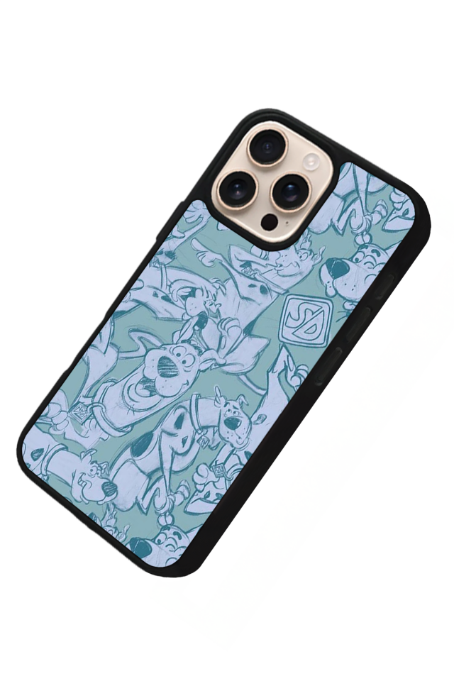 iPhone 14 Pro Uyumlu Scooby Doo Tasarımlı Glossy Premium Kılıf