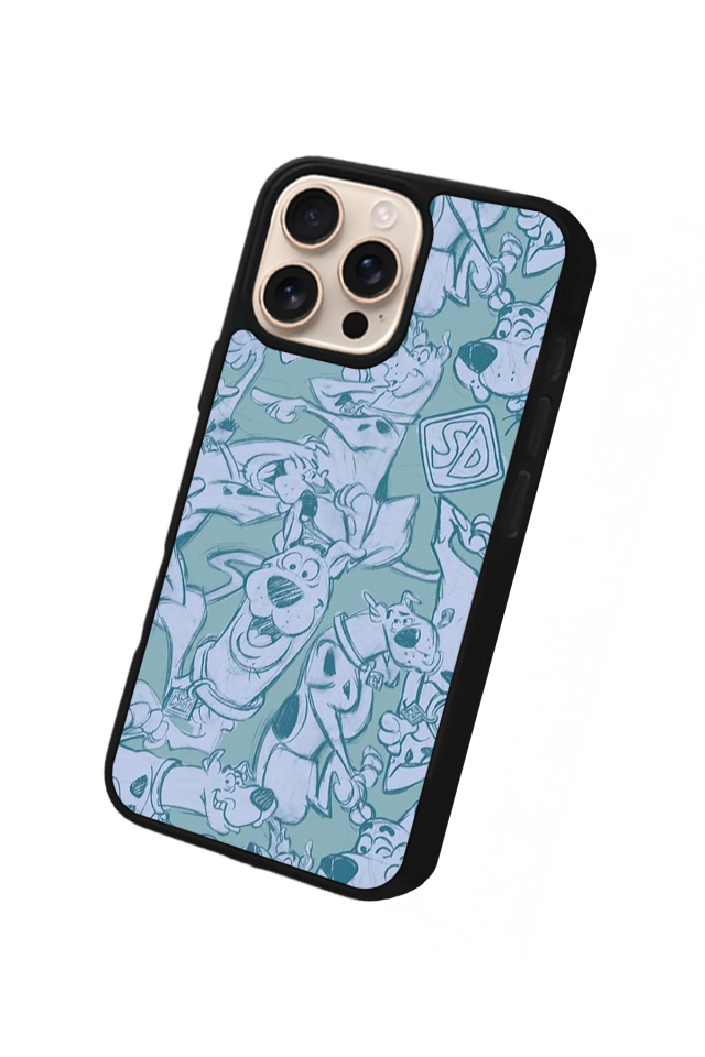 iPhone 14 Pro Uyumlu Scooby Doo Tasarımlı Glossy Premium Kılıf