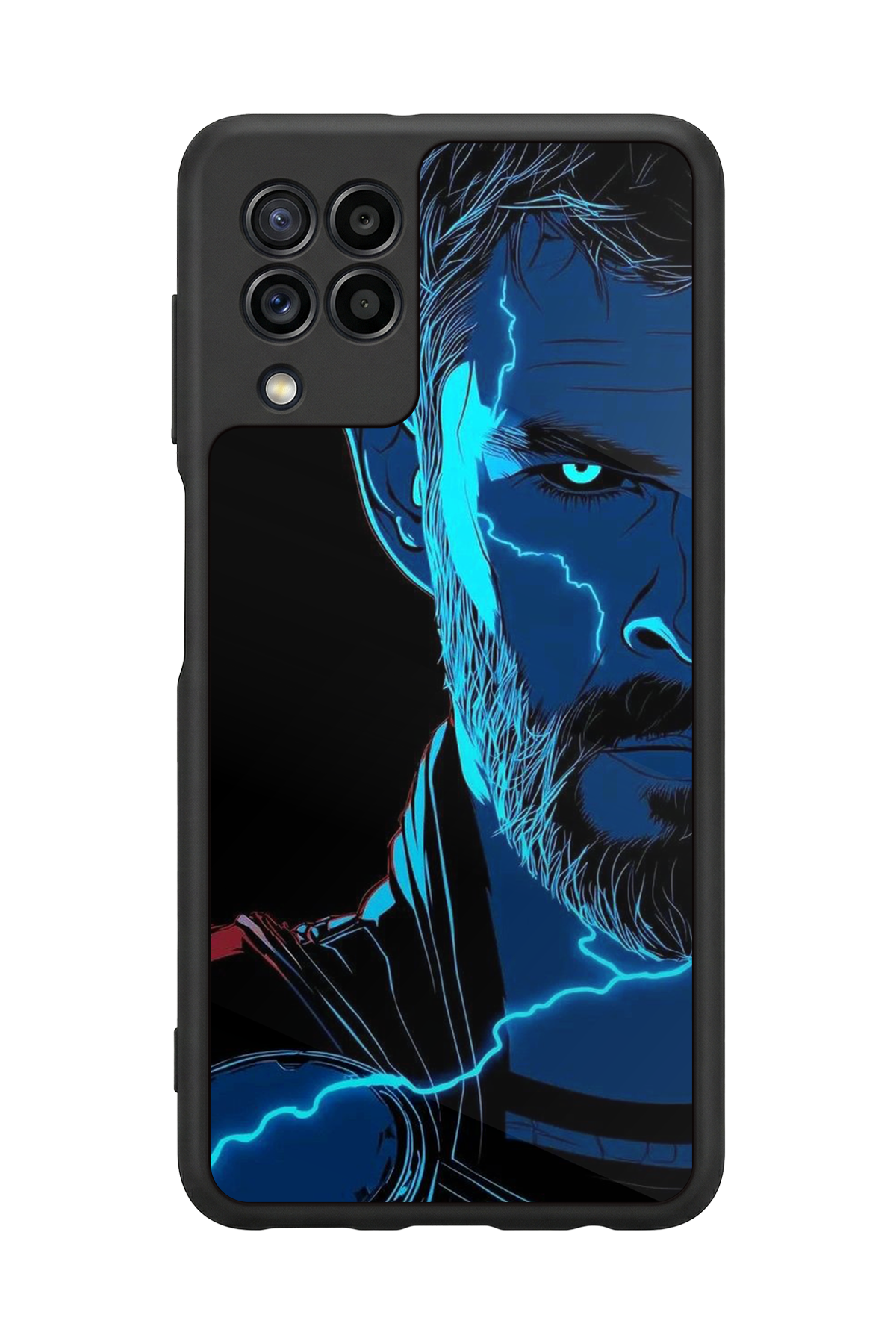 Samsung Galaxy M32 Uyumlu Thor Tasarımlı Glossy Premium Kılıf