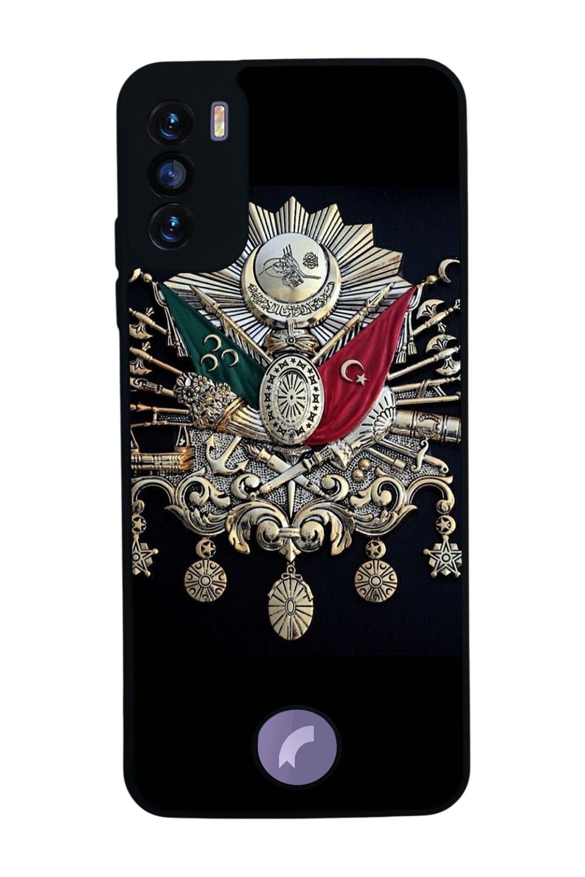 Reeder S19 Max Pro S Uyumlu OsmanliTugrasi Tasarımlı Glossy Premium Kılıf