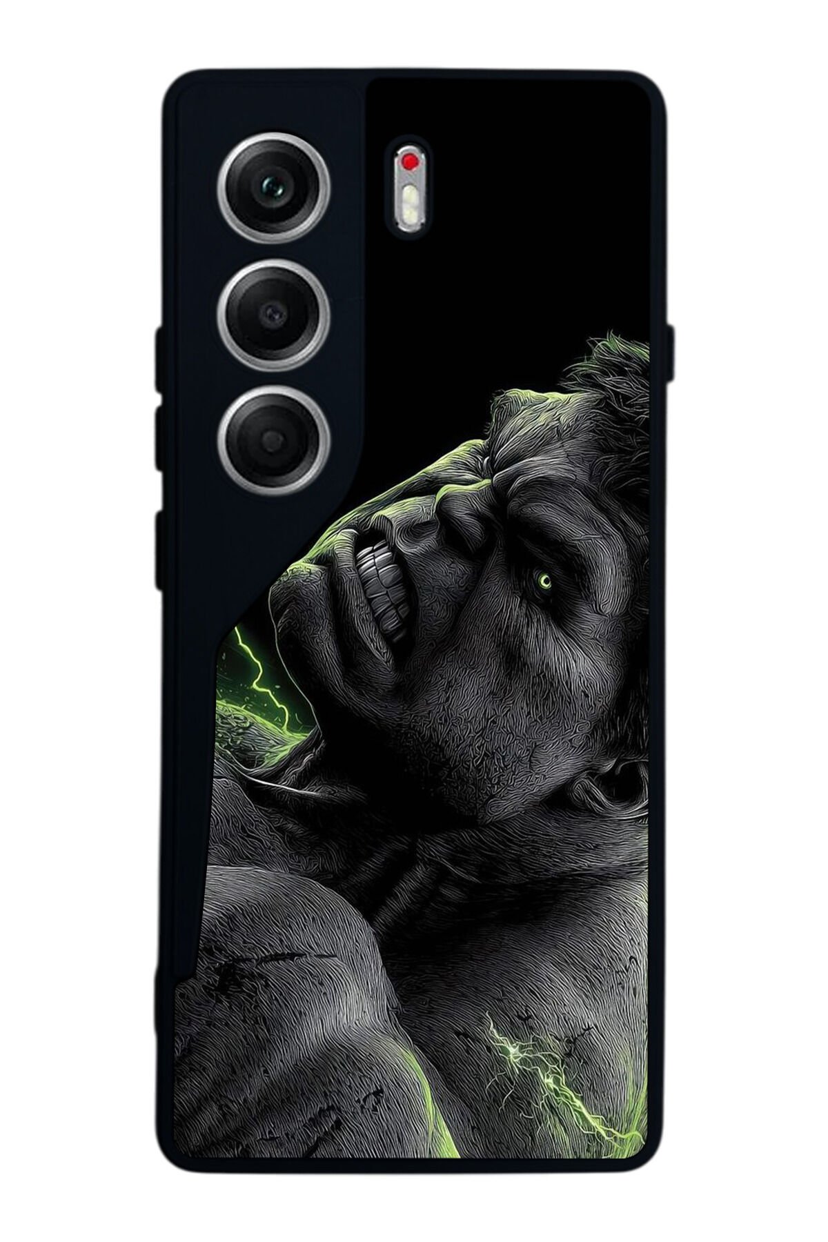 Tecno Camon 40 Uyumlu Hulk Tasarımlı Glossy Premium Kılıf