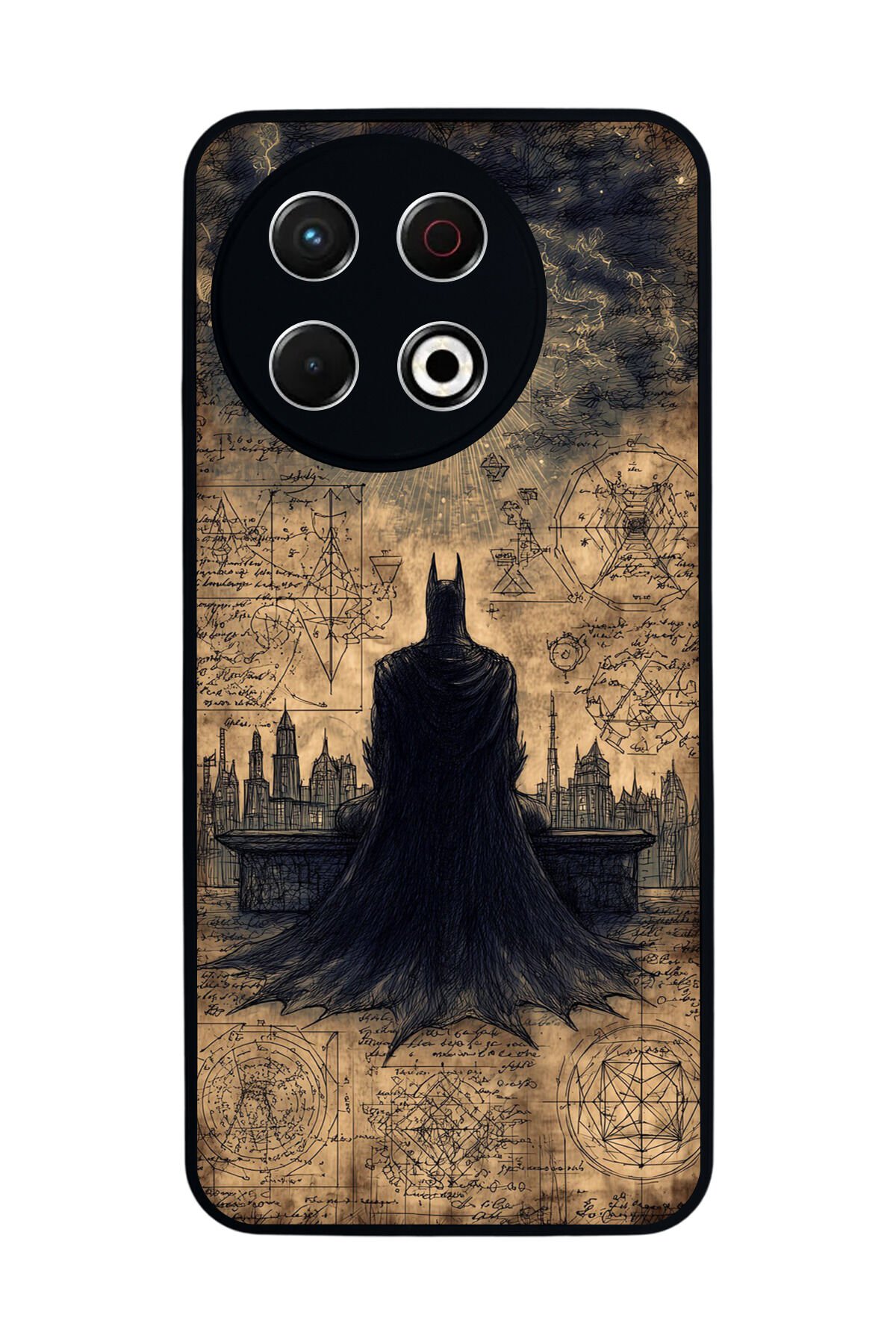 Tecno Spark 30 Pro Uyumlu Batman Tasarımlı Glossy Premium Kılıf