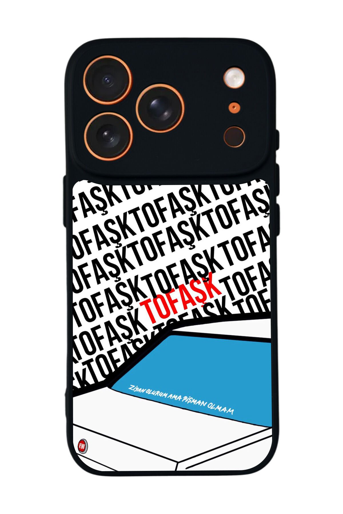 iPhone 17 Pro Uyumlu Tofas Tasarımlı Glossy Premium Kılıf
