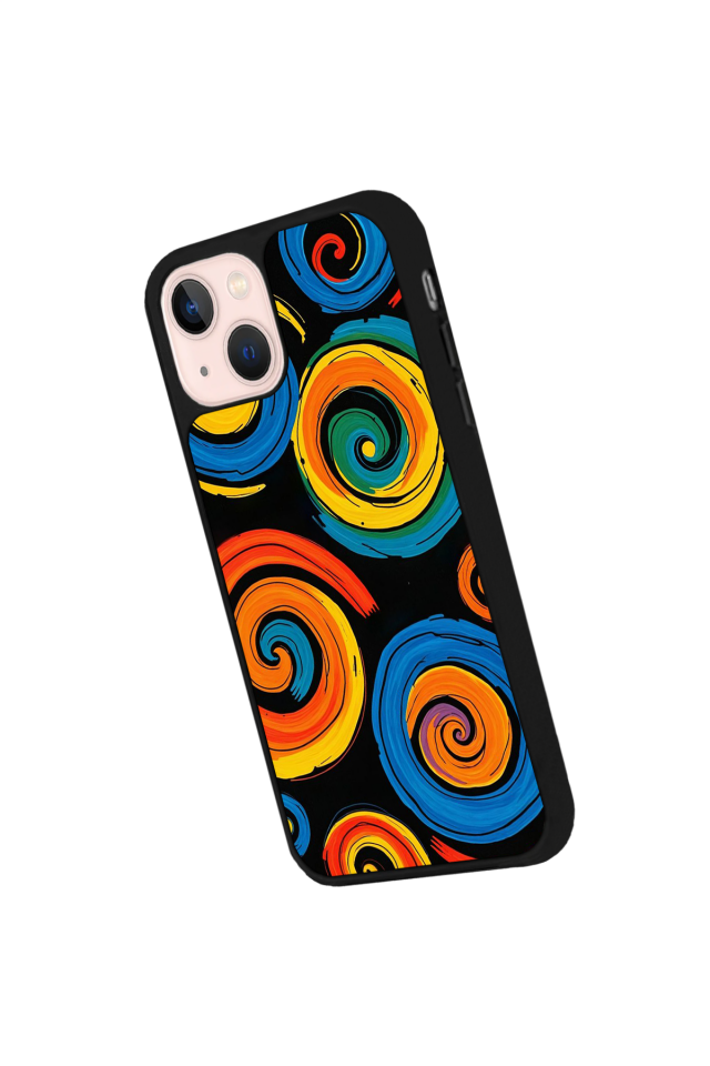 iPhone 14 Plus Uyumlu Abstract Tasarımlı Glossy Premium Kılıf