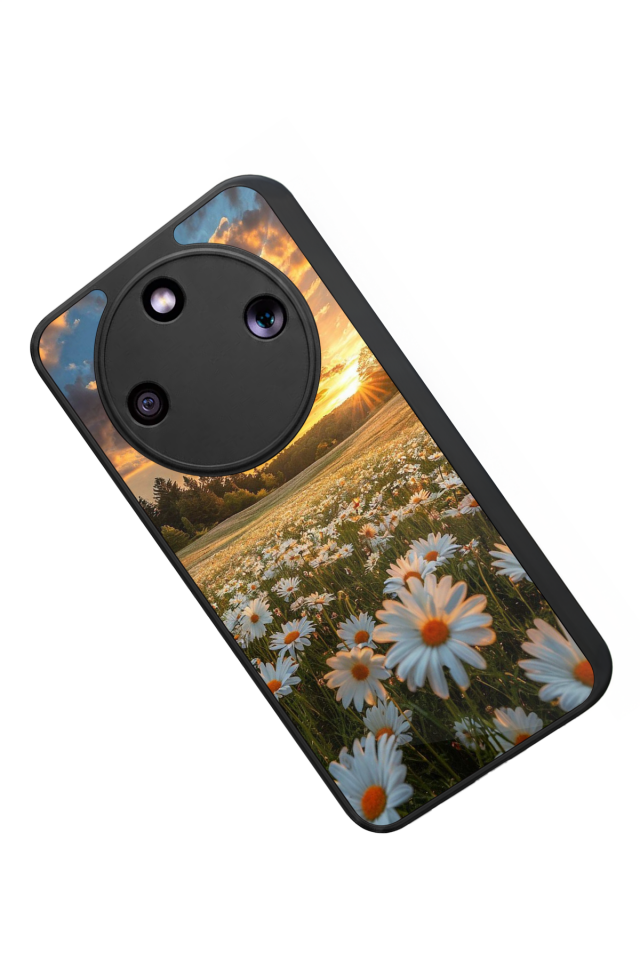 Honor Magic 8 Lite Uyumlu Cicek Tasarımlı Glossy Premium Kılıf