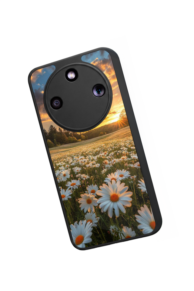 Honor Magic 8 Lite Uyumlu Cicek Tasarımlı Glossy Premium Kılıf