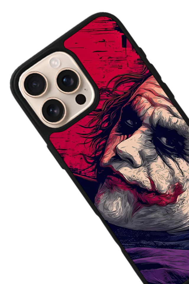 iPhone 14 Pro Max Uyumlu Joker Tasarımlı Glossy Premium Kılıf