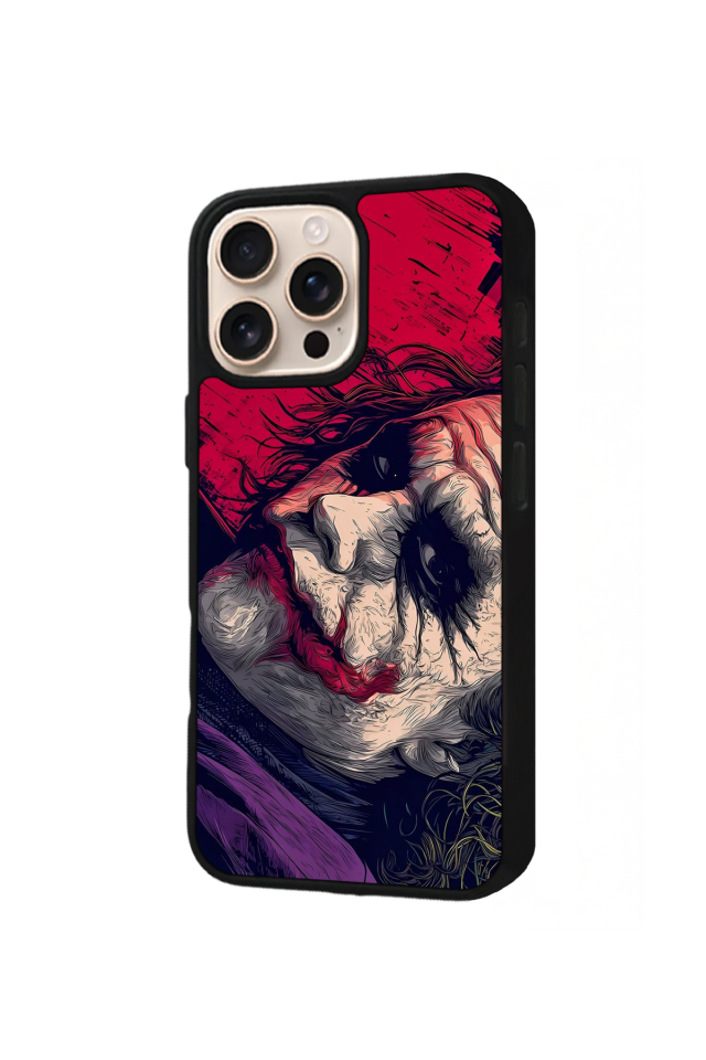 iPhone 14 Pro Max Uyumlu Joker Tasarımlı Glossy Premium Kılıf