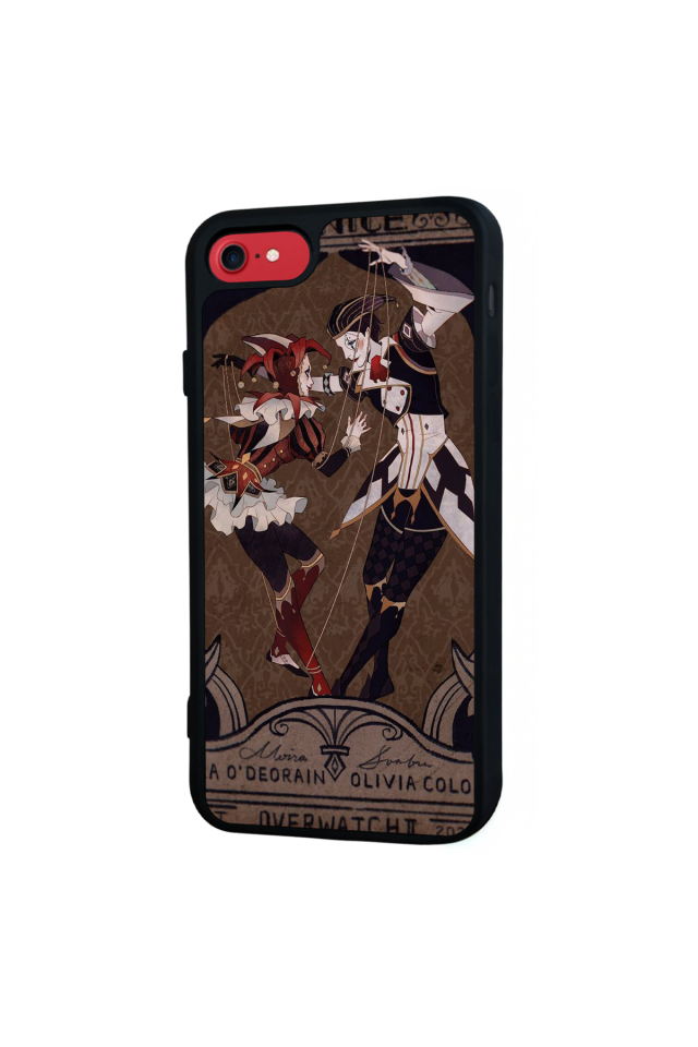 iPhone 8 Uyumlu  Kalp Love Tasarımlı Glossy Premium Kılıf