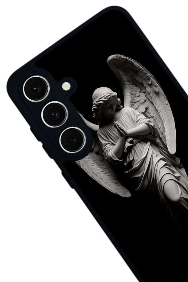 Samsung Galaxy S24 FE Uyumlu Melek Tasarımlı Glossy Premium Kılıf