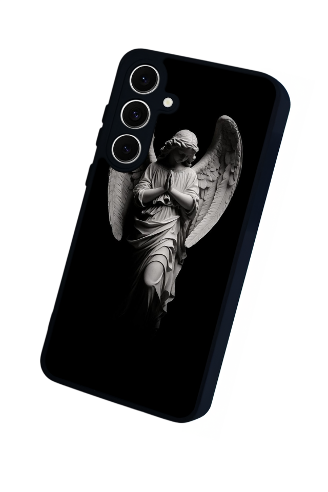 Samsung Galaxy S24 FE Uyumlu Melek Tasarımlı Glossy Premium Kılıf