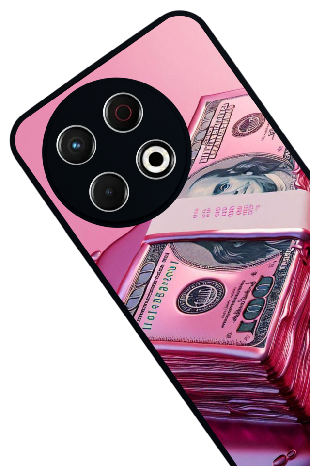 Tecno Spark 30 Pro Uyumlu Money Para Tasarımlı Glossy Premium Kılıf