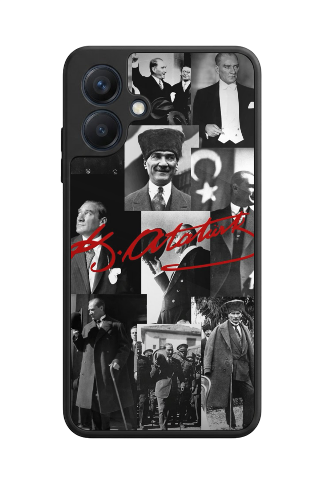 Samsung Galaxy A07 Uyumlu Mustafa Kemal Ataturk Tasarımlı Glossy Premium Kılıf