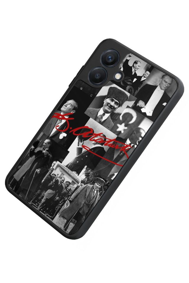 Samsung Galaxy A07 Uyumlu Mustafa Kemal Ataturk Tasarımlı Glossy Premium Kılıf
