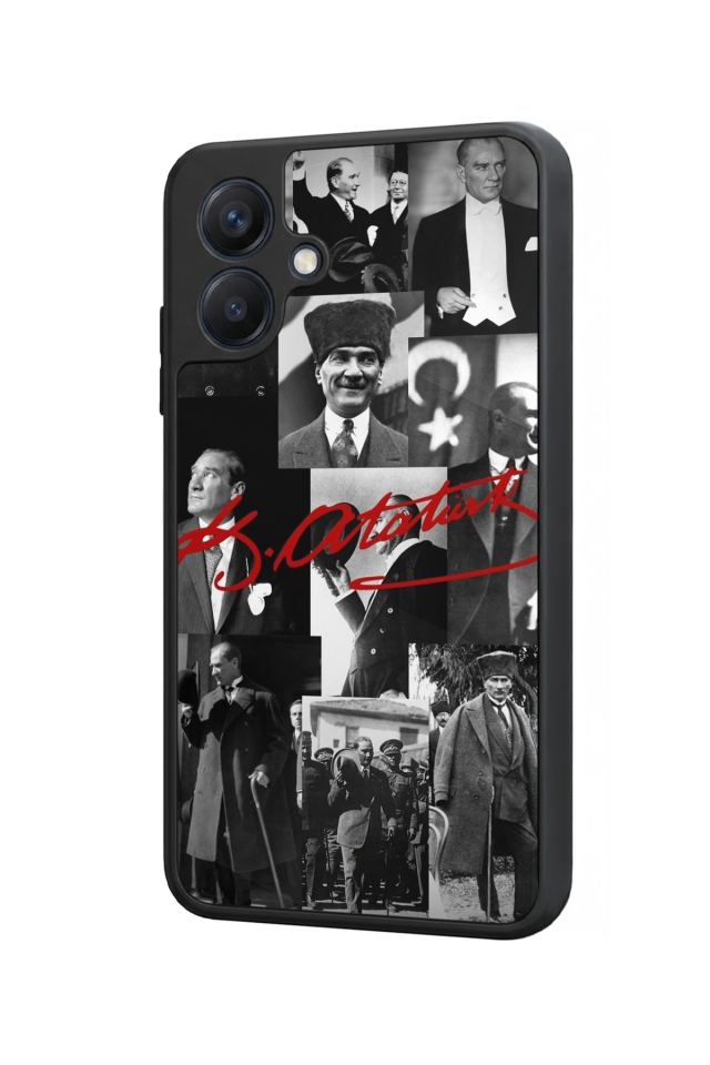 Samsung Galaxy A07 Uyumlu Mustafa Kemal Ataturk Tasarımlı Glossy Premium Kılıf