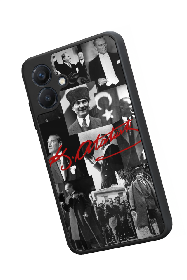 Samsung Galaxy A07 Uyumlu Mustafa Kemal Ataturk Tasarımlı Glossy Premium Kılıf