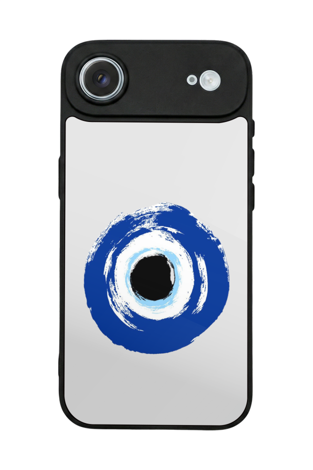 iPhone 17 Air Uyumlu Nazar Tasarımlı Glossy Premium Kılıf