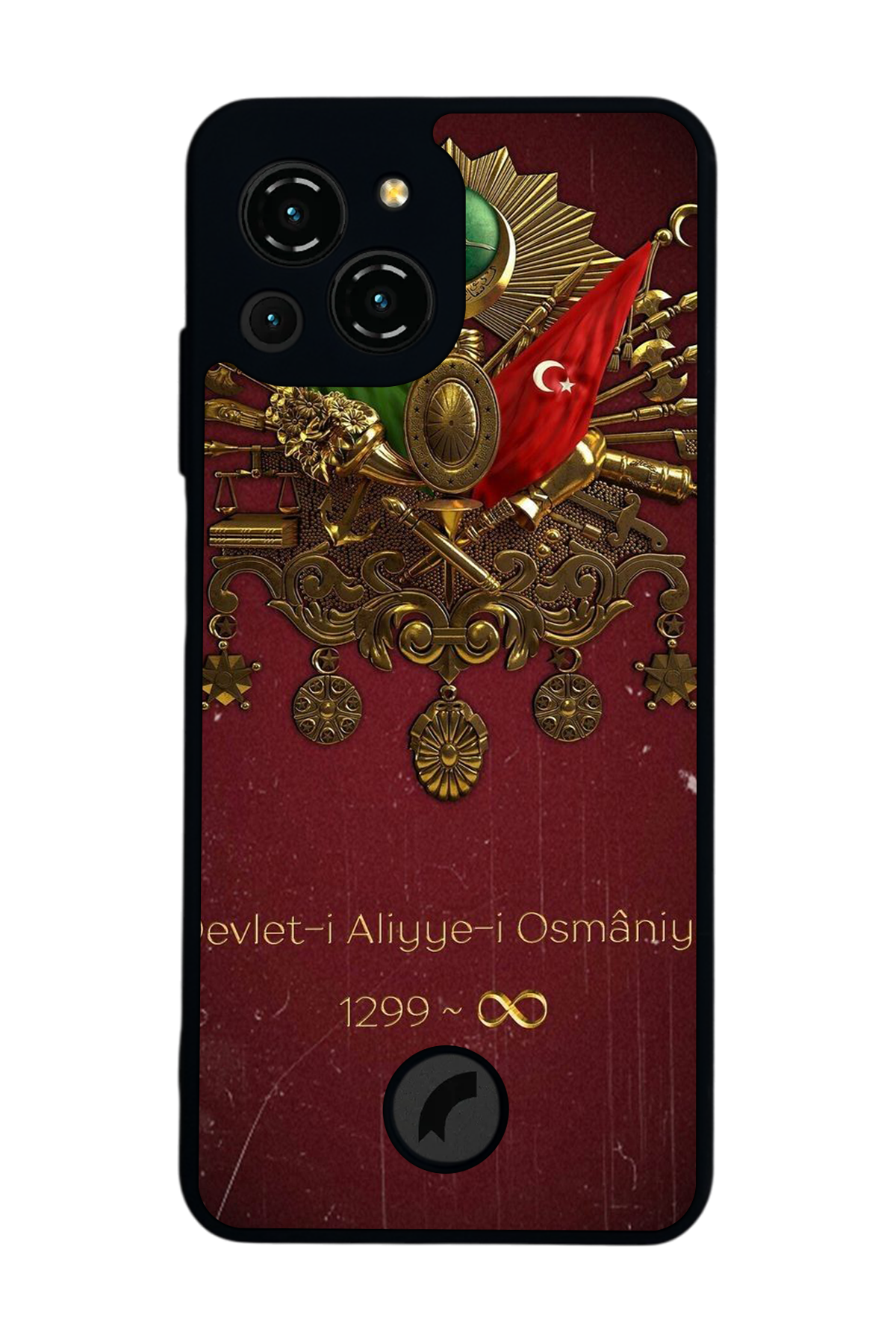 Reeder S23 Pro Max Uyumlu OsmanliTugrasi Tasarımlı Glossy Premium Kılıf
