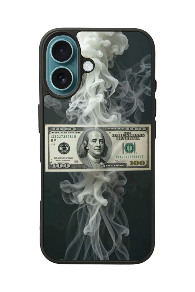 iPhone 16 Plus Uyumlu Para Tasarımlı Glossy Premium Kılıf