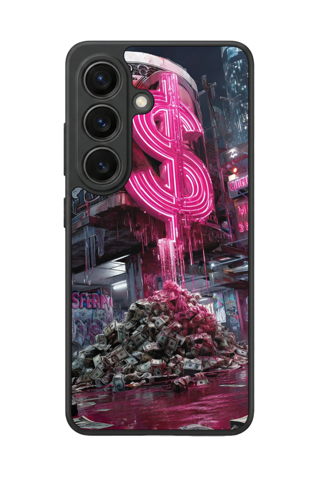 Samsung Galaxy S26 Uyumlu Para Tasarımlı Glossy Premium Kılıf