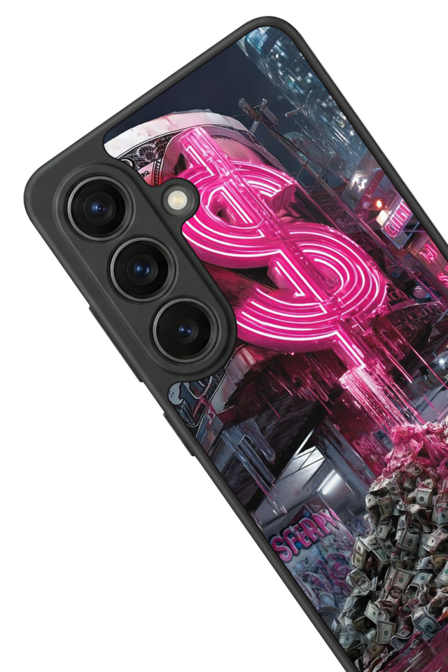 Samsung Galaxy S26 Uyumlu Para Tasarımlı Glossy Premium Kılıf