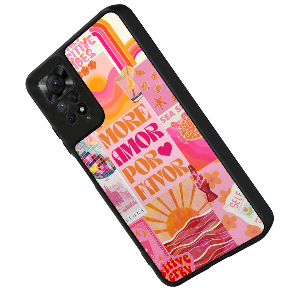 Xiaomi Redmi Note 12 Pro Uyumlu Poster Tasarımlı Glossy Premium Kılıf