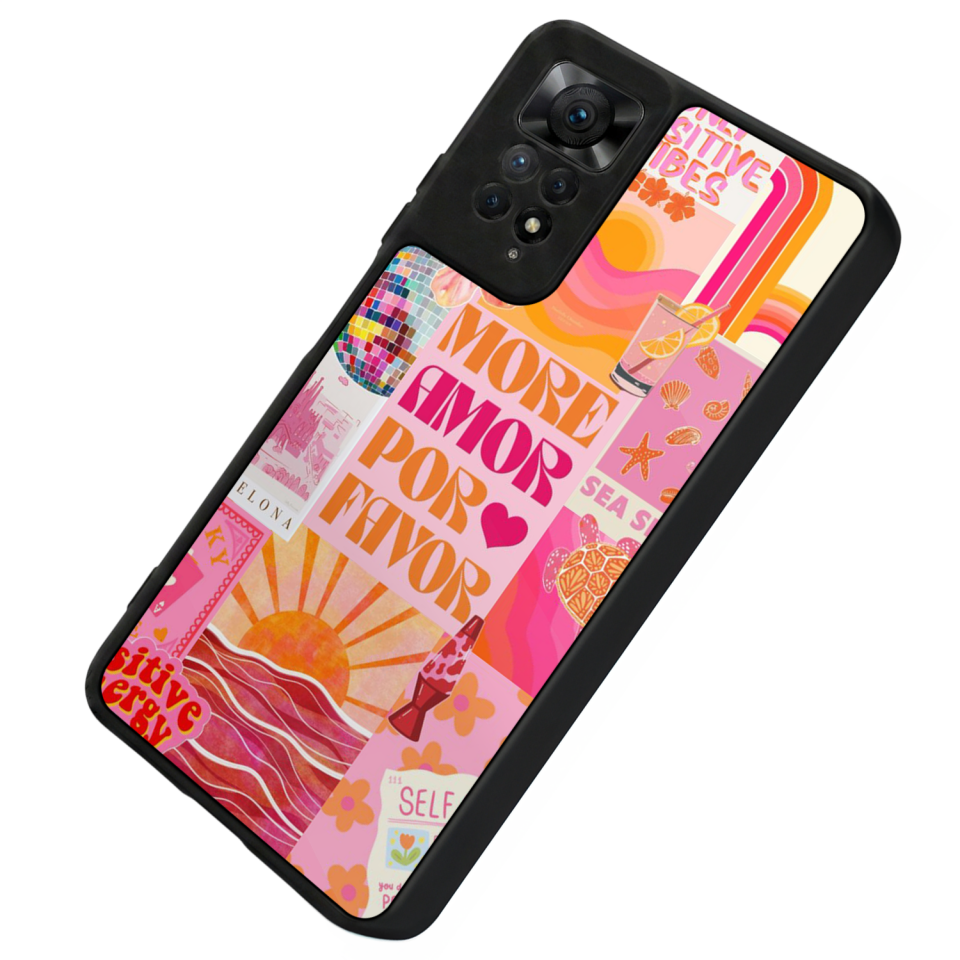 Xiaomi Redmi Note 12 Pro Uyumlu Poster Tasarımlı Glossy Premium Kılıf